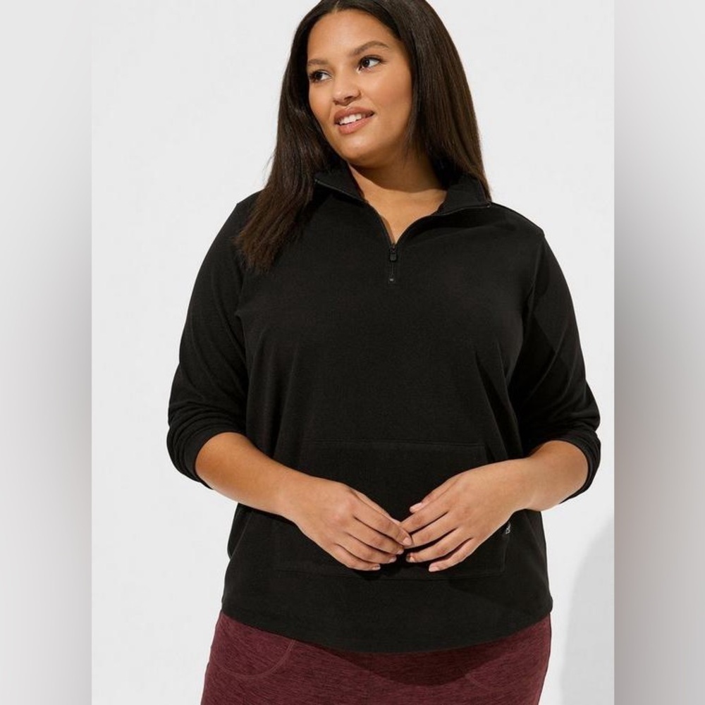 Torrid Happy Camper Super Soft Micro Fleece Active Pullover - Size 18/20(2)
